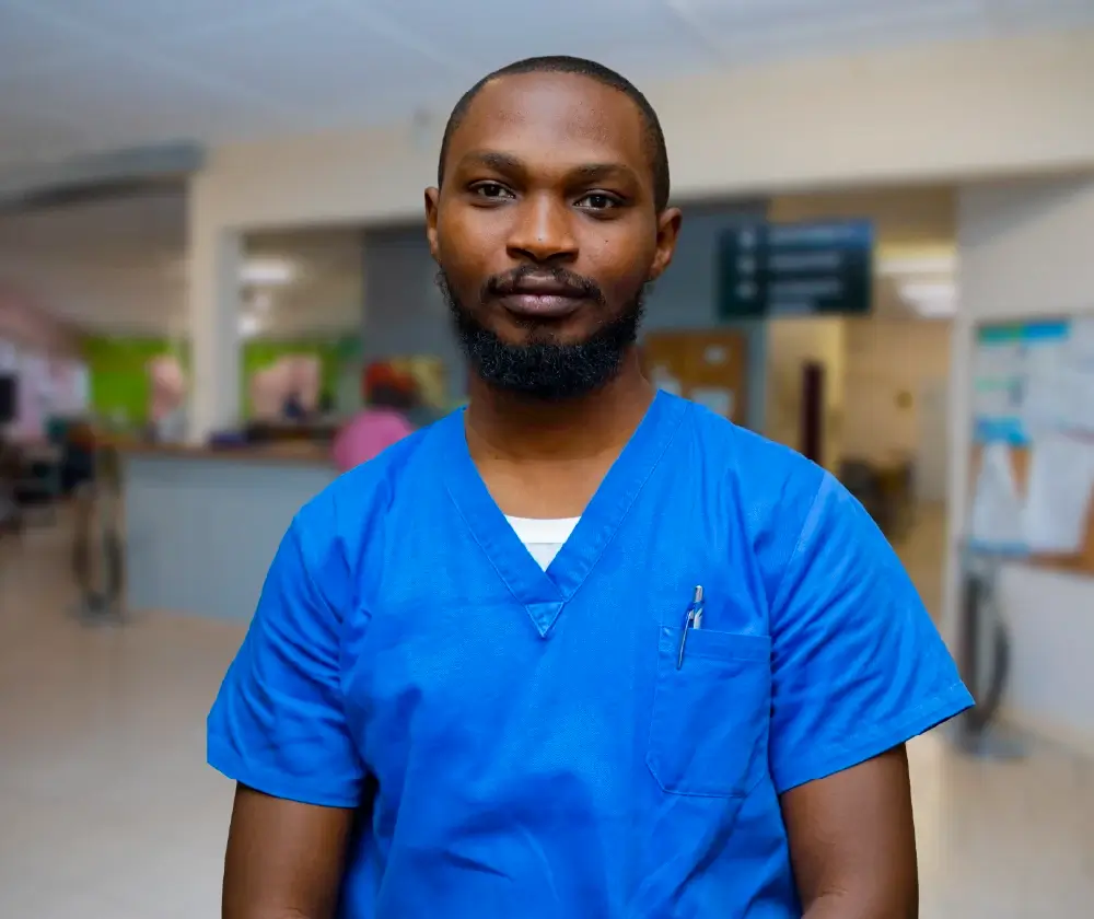 Dr. Adama Benjamin Omachi - Medical Officer